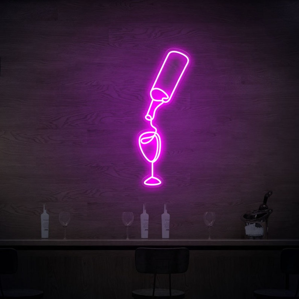 Wine Beer Store - Wine Led Neon Sign lights USB