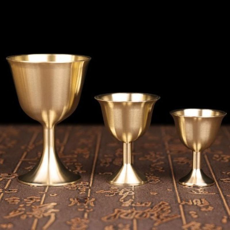 Wine In Beer Glass - Retro Brass Copper Mug, Exquisite High