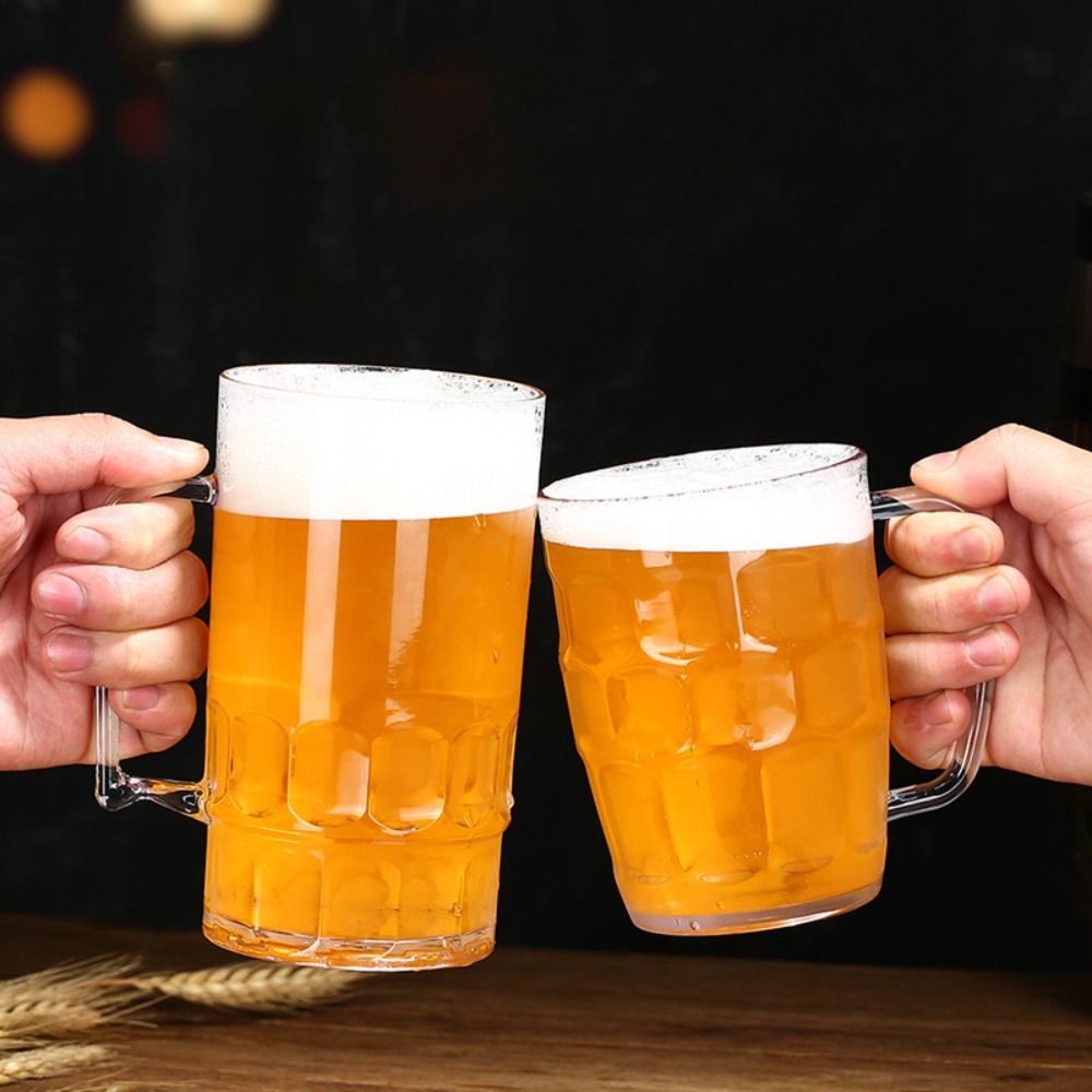 Wine In Beer Glass - Creative Imitation Glass Plastic Beer Cup