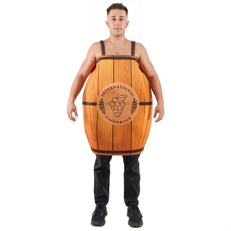 Beer And Wine Festival - Unisex Wine Barrel Performance Jumpsuit Party