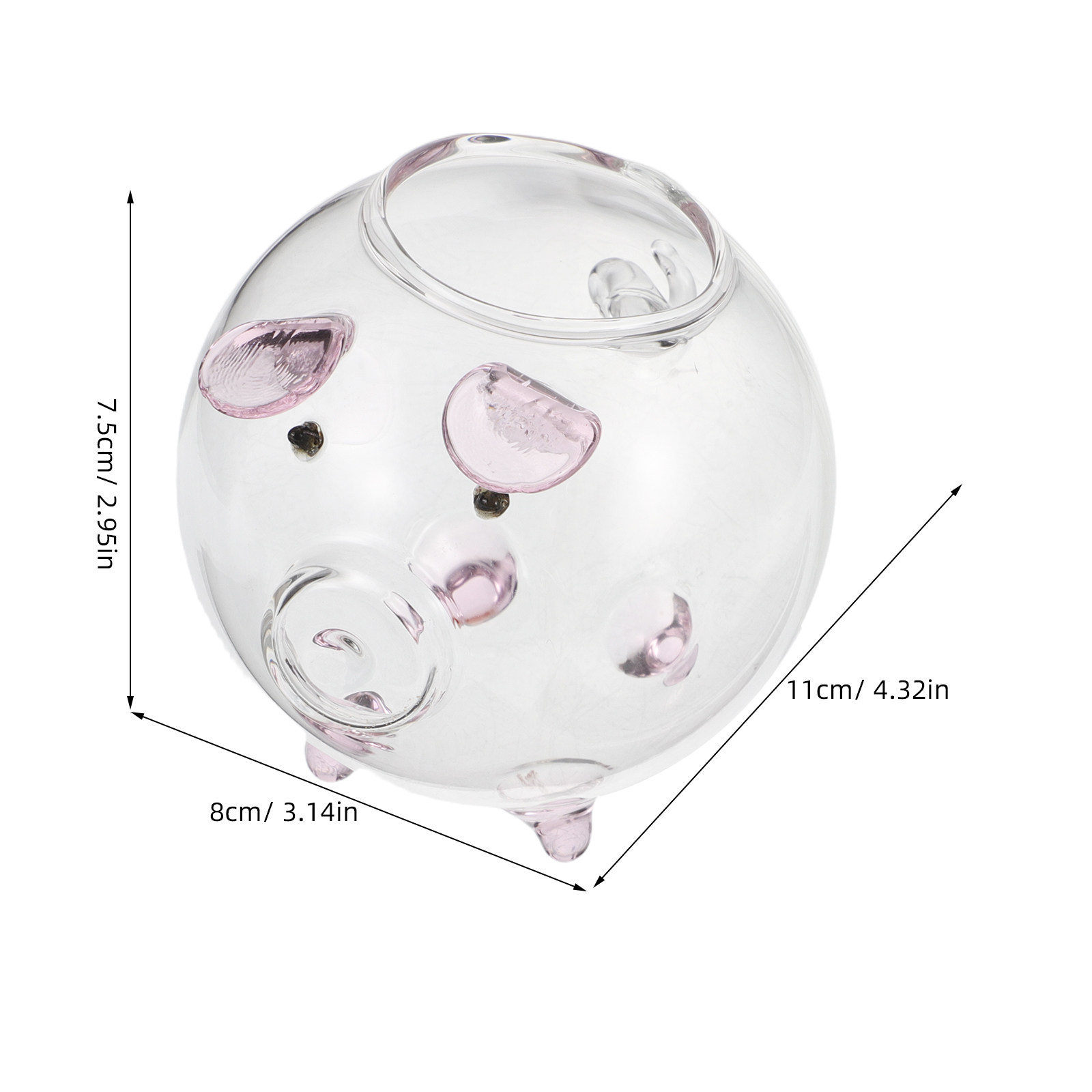 Creative Pig Shaped Glass Cock - Wine In Beer Glass ulasan dan harga