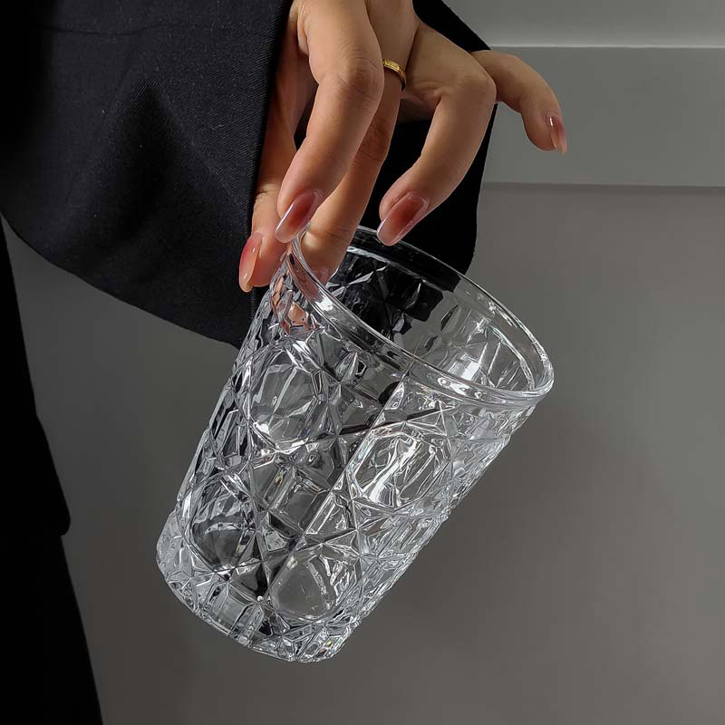 2pcs 310ml Vintage Diamond Pat - Wine To Beer To Liquor ulasan dan harga