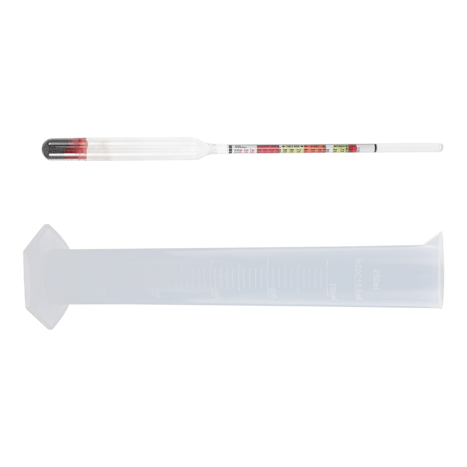 1Set Hydrometer Kit Triple Sca - Wine To Beer To Liquor ulasan dan harga
