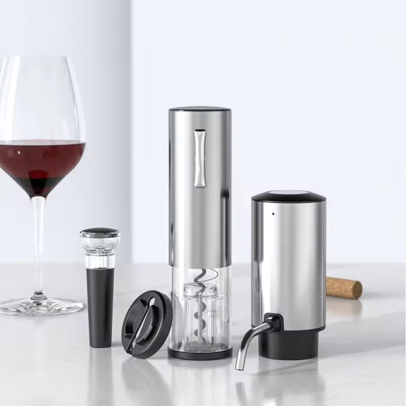 2024 New Design 4-in-1 Lithium - Bottle Stopper Set ulasan dan harga