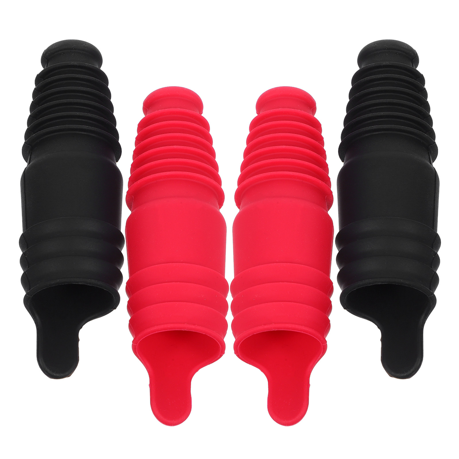 4Pcs Silicone Wine Bottle Stop - Wine To Beer To Liquor ulasan dan harga