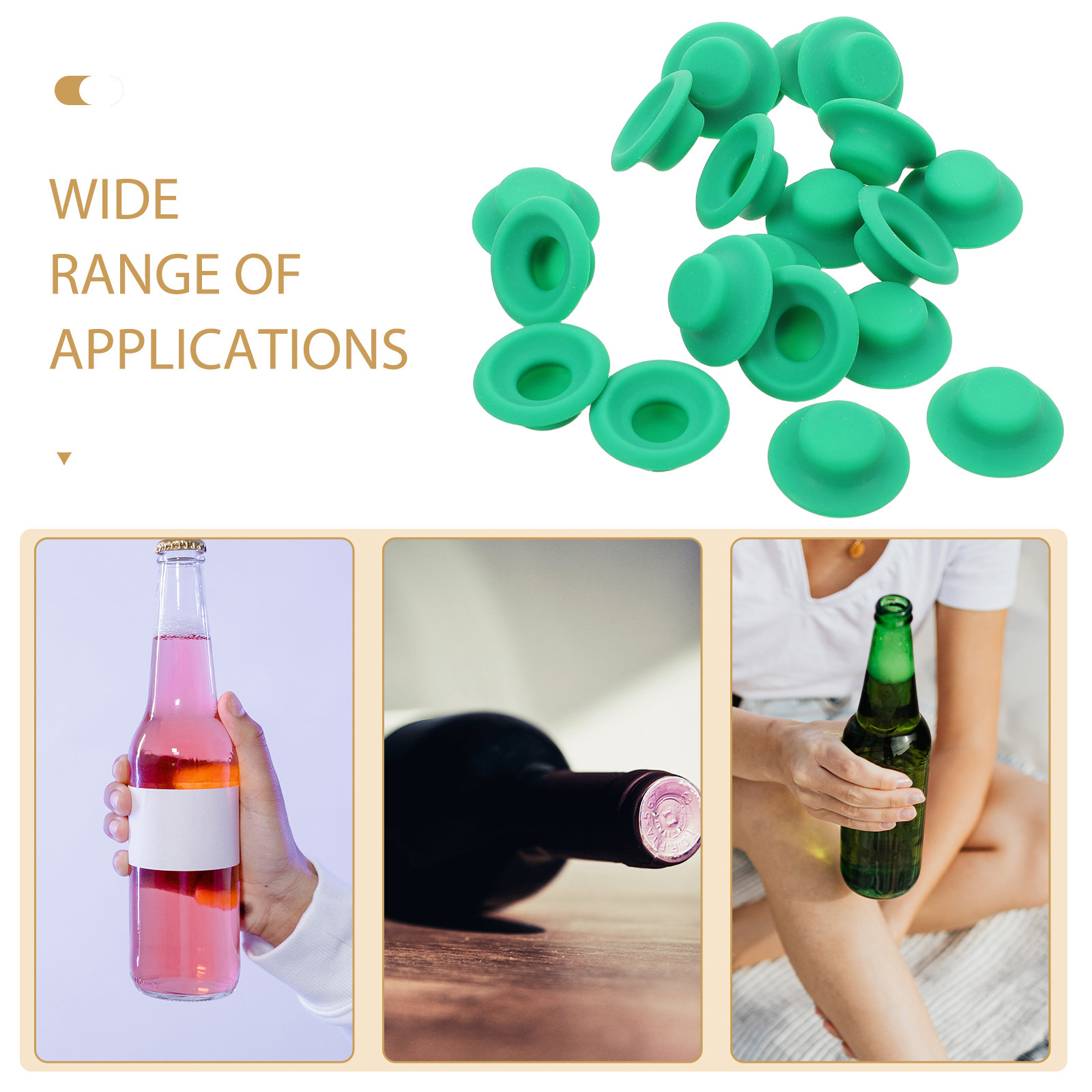 20Pcs Replacement Silicone Gas - Bottle Stopper Set ulasan dan harga