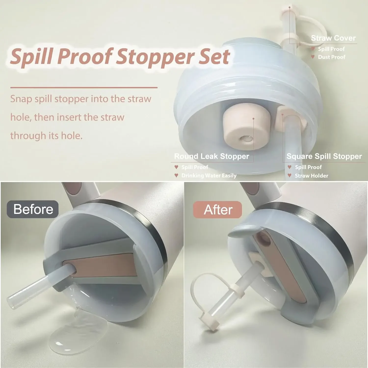 9pcs Spill Proof Stopper Set f - Bottle Stopper Set ulasan dan harga