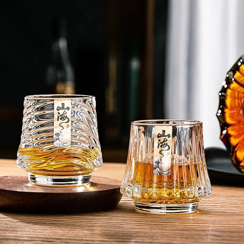 Glass Whiskey Cup Set Shanhai  - Wine In Beer Glass ulasan dan harga
