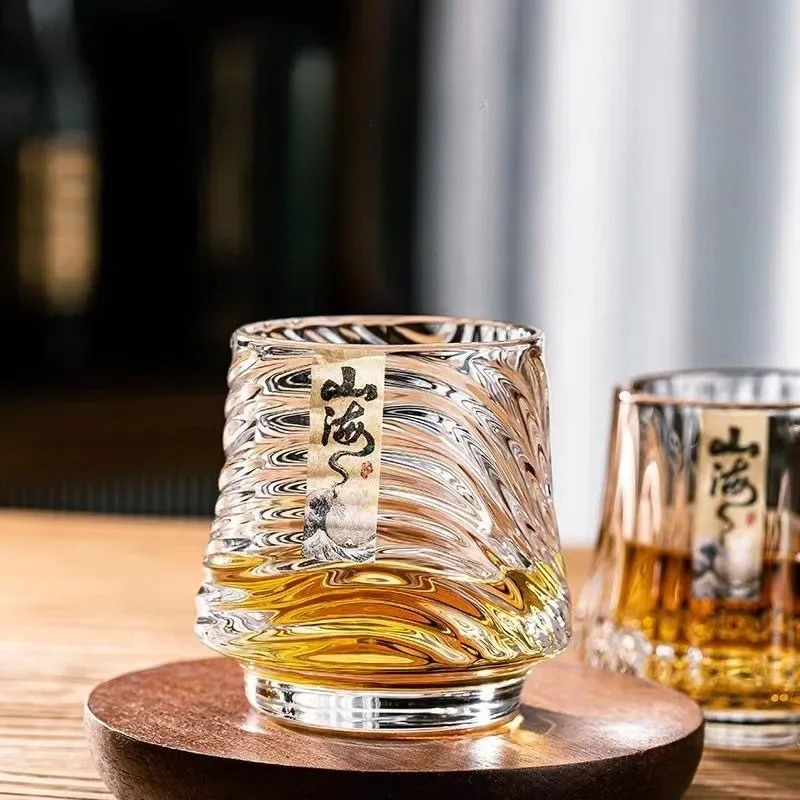 Glass Whiskey Cup Set Shanhai  - Wine In Beer Glass ulasan dan harga