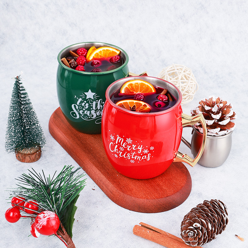 Christmas Festival Mugs, Red W - Beer And Wine Festival ulasan dan harga
