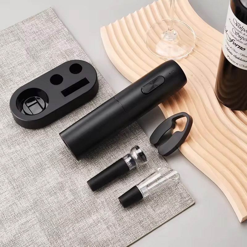 4-in-1 Electric Bottle Wine Op - Bottle Stopper Set ulasan dan harga