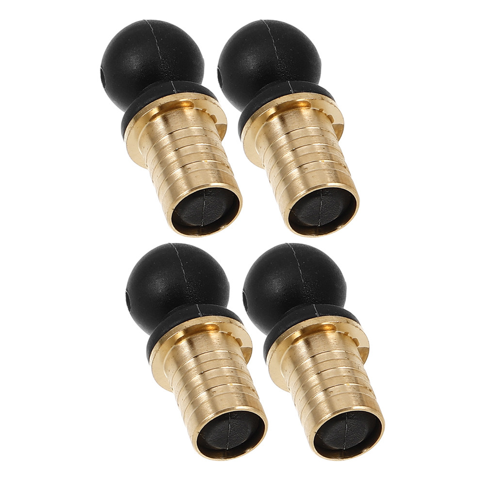 4Pcs Gourd Bottle Caps Brass W - Bottle Stopper Set ulasan dan harga