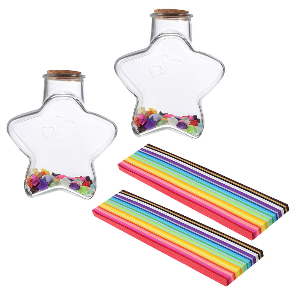 1Set Transparent Drift Bottle  - Bottle Stopper Set ulasan dan harga